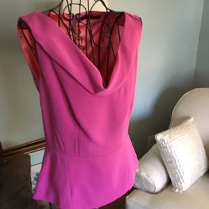 💕NEW LOW PRICE-TAHARI BRIGHT PINK TOP - S/P💕